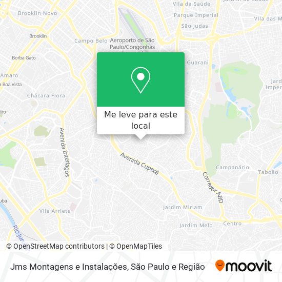 Jms Montagens e Instalações mapa