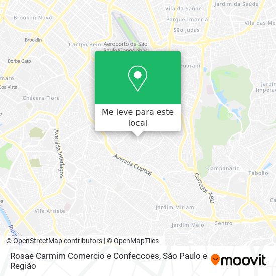 Rosae Carmim Comercio e Confeccoes mapa