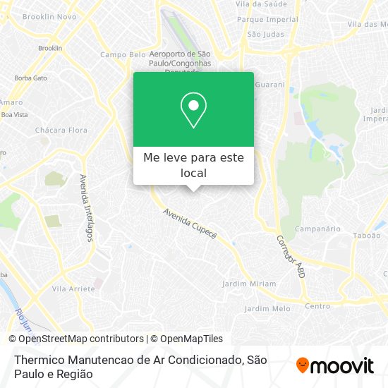 Thermico Manutencao de Ar Condicionado mapa
