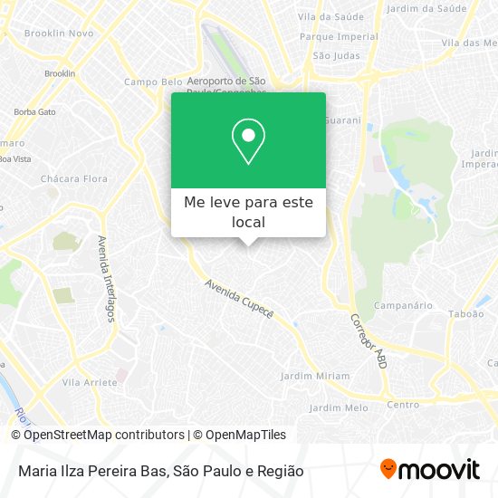 Maria Ilza Pereira Bas mapa