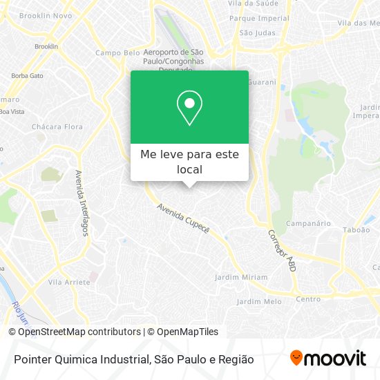 Pointer Quimica Industrial mapa