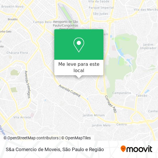 S&a Comercio de Moveis mapa