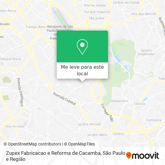 Zupex Fabricacao e Reforma de Cacamba mapa