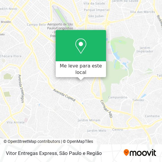 Vitor Entregas Express mapa