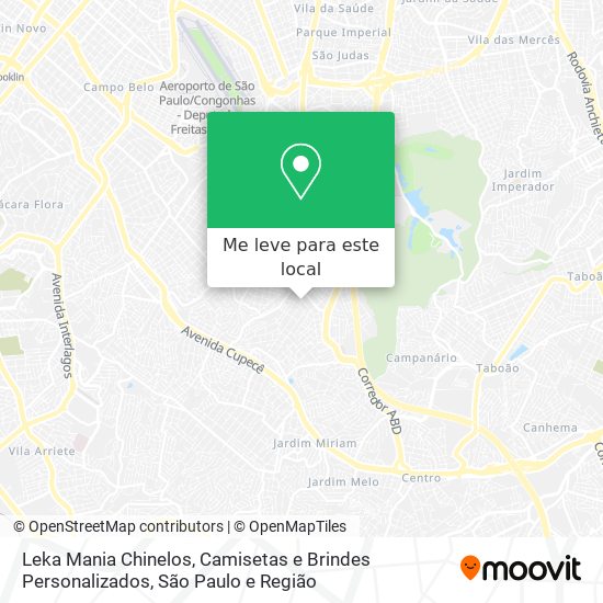 Leka Mania Chinelos, Camisetas e Brindes Personalizados mapa
