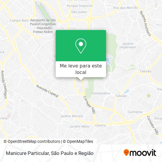Manicure Particular mapa