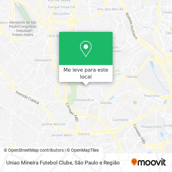 Uniao Mineira Futebol Clube mapa
