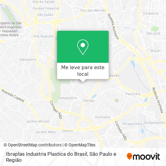 Ibraplas Industria Plastica do Brasil mapa