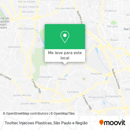 Tooltec Injecoes Plasticas mapa