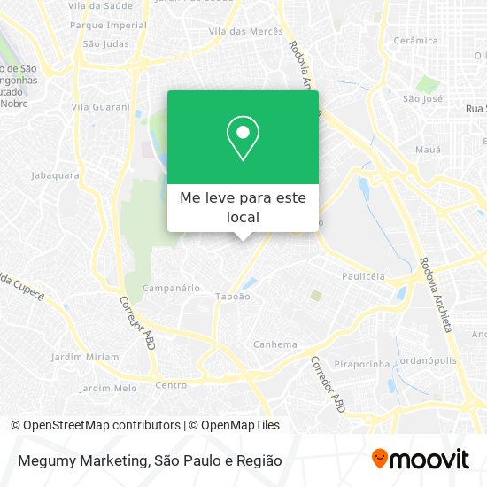 Megumy Marketing mapa