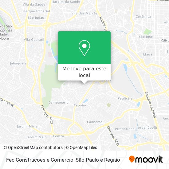 Fec Construcoes e Comercio mapa