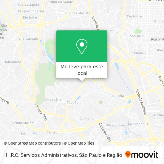 H.R.C. Servicos Administrativos mapa
