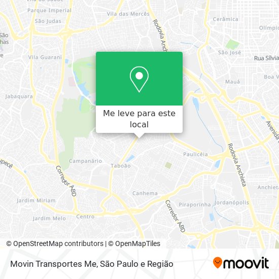 Movin Transportes Me mapa