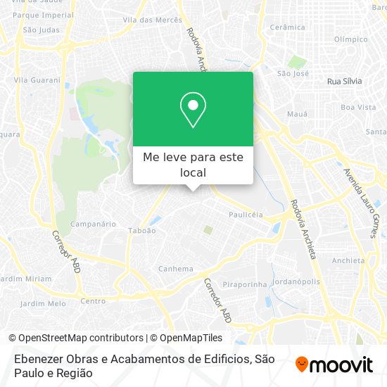 Ebenezer Obras e Acabamentos de Edificios mapa