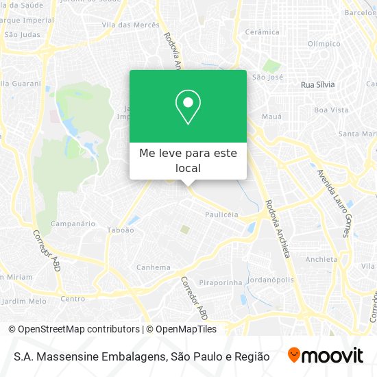 S.A. Massensine Embalagens mapa