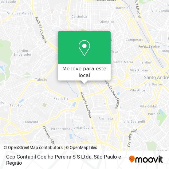 Ccp Contabil Coelho Pereira S S Ltda mapa
