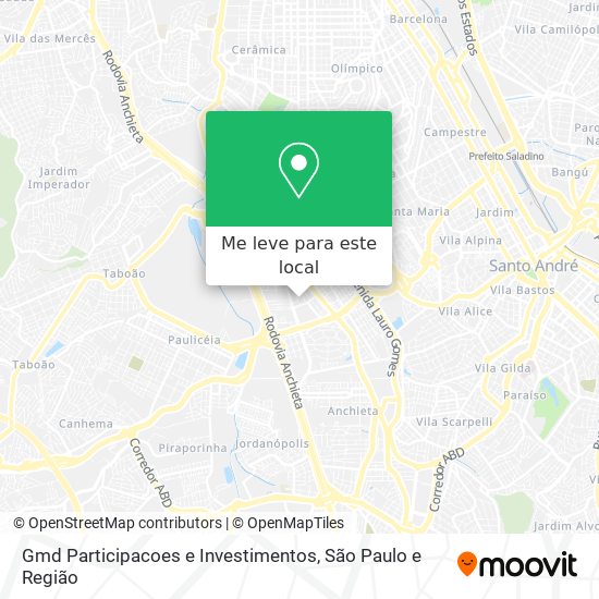 Gmd Participacoes e Investimentos mapa