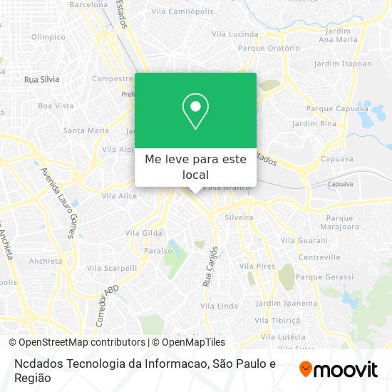 Ncdados Tecnologia da Informacao mapa