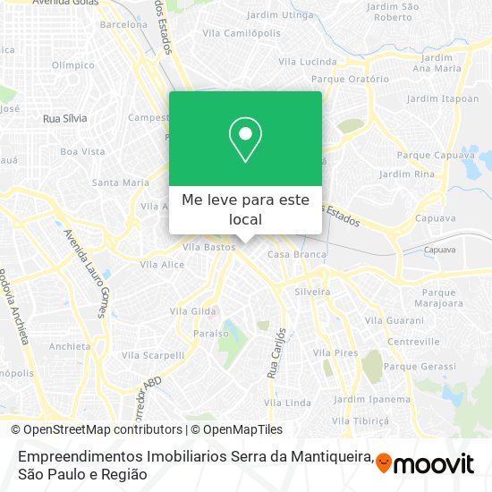 Empreendimentos Imobiliarios Serra da Mantiqueira mapa