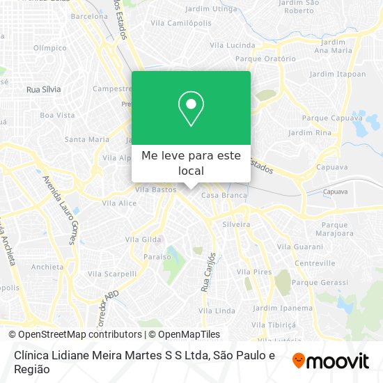 Clínica Lidiane Meira Martes S S Ltda mapa