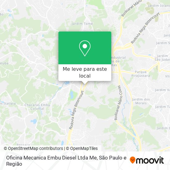 Oficina Mecanica Embu Diesel Ltda Me mapa