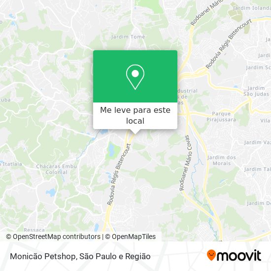 Monicão Petshop mapa