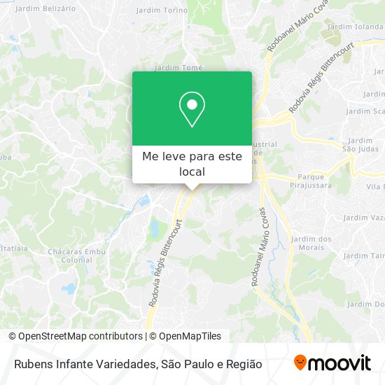 Rubens Infante Variedades mapa