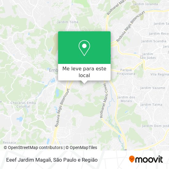 Eeef Jardim Magali mapa