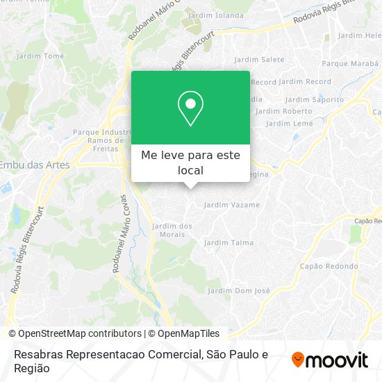 Resabras Representacao Comercial mapa