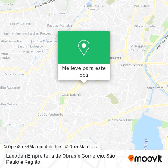 Laeodan Empreiteira de Obras e Comercio mapa