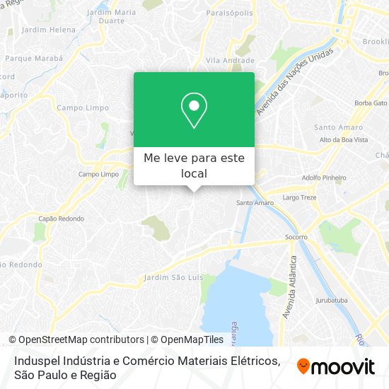 Induspel Indústria e Comércio Materiais Elétricos mapa