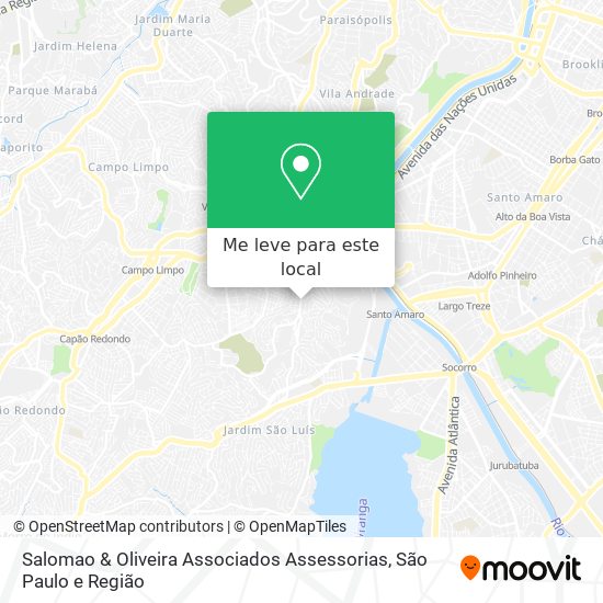 Salomao & Oliveira Associados Assessorias mapa