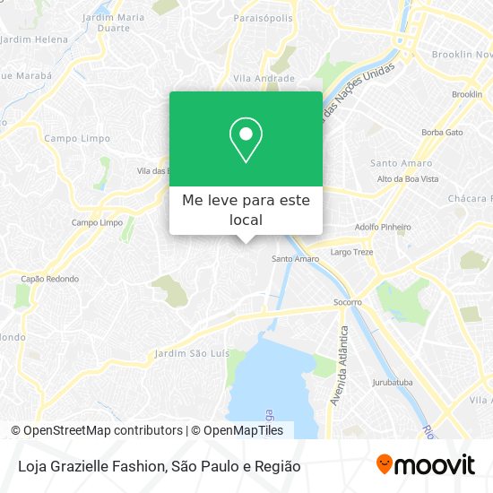 Loja Grazielle Fashion mapa
