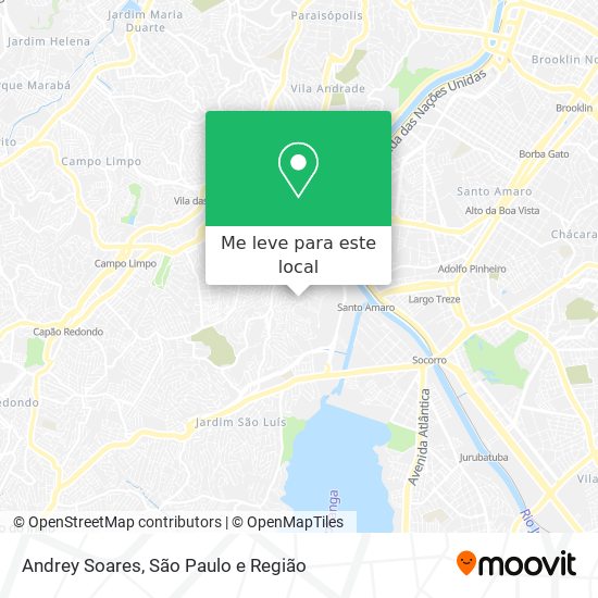 Andrey Soares mapa