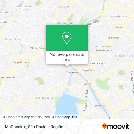 McDonald's mapa