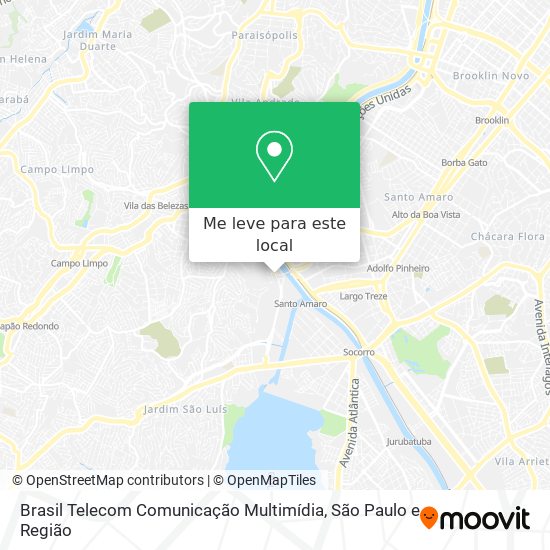 Brasil Telecom Comunicação Multimídia mapa