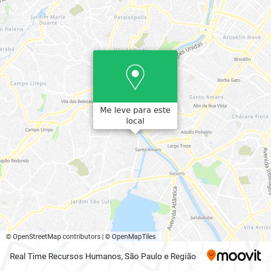 Real Time Recursos Humanos mapa