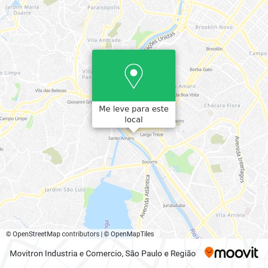 Movitron Industria e Comercio mapa