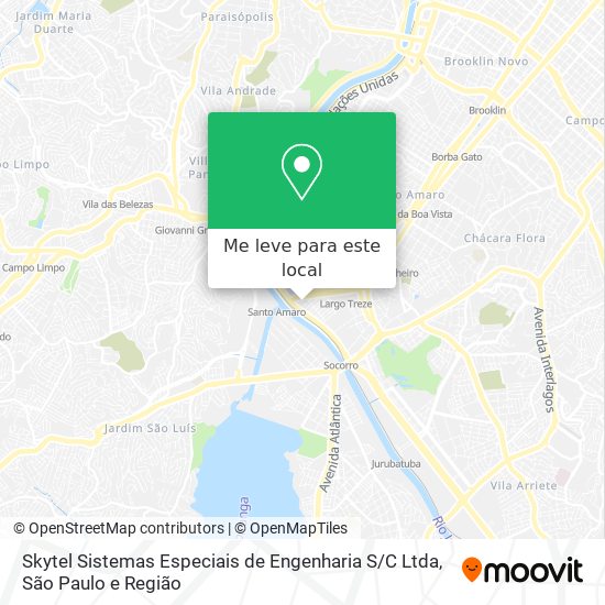 Skytel Sistemas Especiais de Engenharia S / C Ltda mapa
