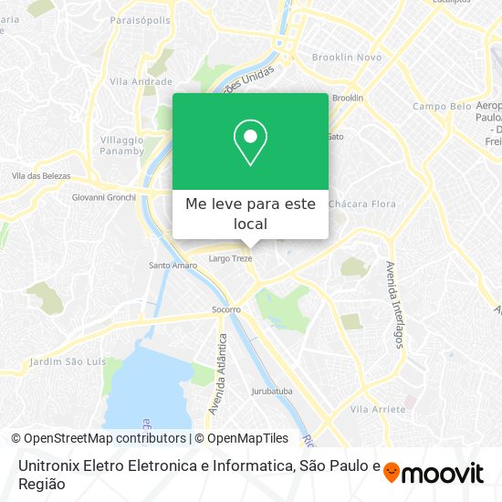 Unitronix Eletro Eletronica e Informatica mapa