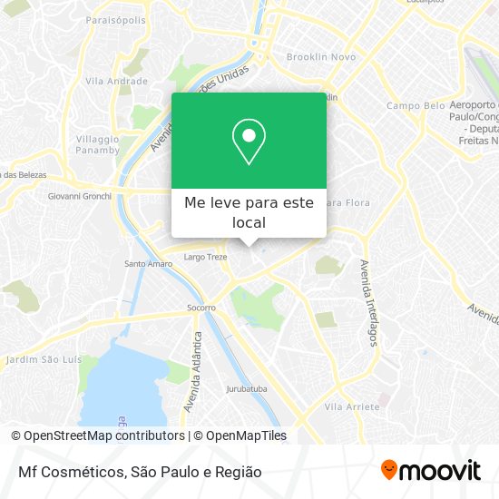 Mf Cosméticos mapa