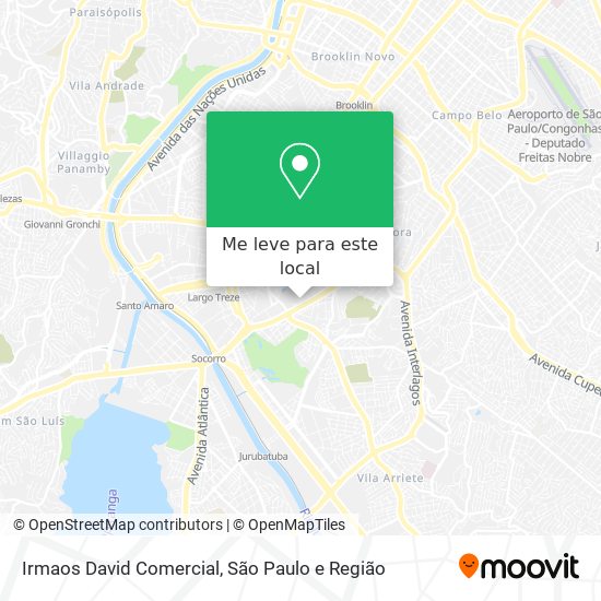 Irmaos David Comercial mapa