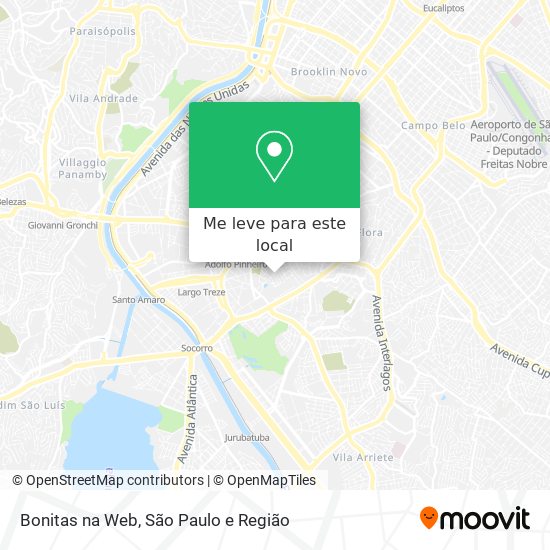 Bonitas na Web mapa