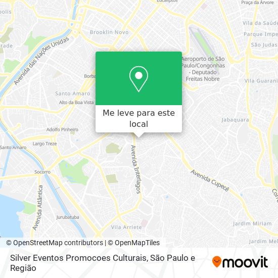 Silver Eventos Promocoes Culturais mapa