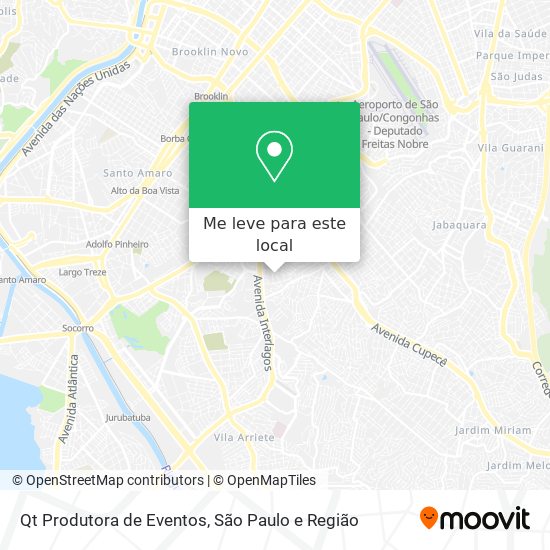 Qt Produtora de Eventos mapa