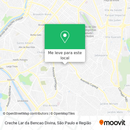 Creche Lar da Bencao Divina mapa