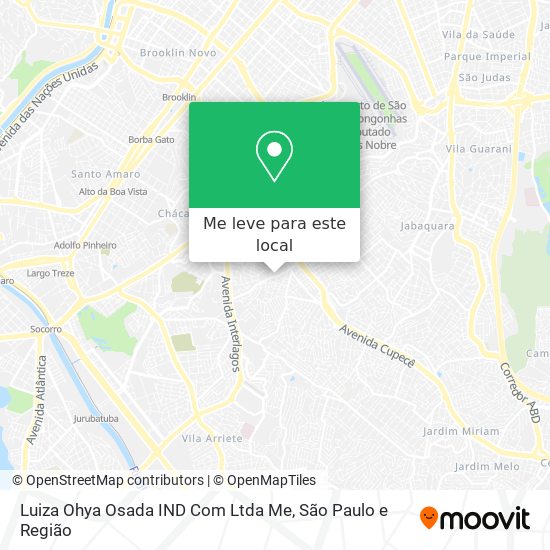 Luiza Ohya Osada IND Com Ltda Me mapa