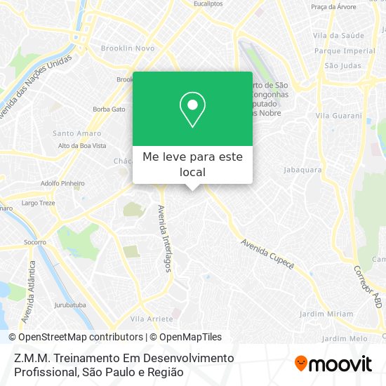Z.M.M. Treinamento Em Desenvolvimento Profissional mapa