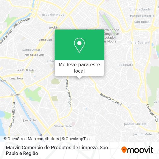 Marvin Comercio de Produtos de Limpeza mapa