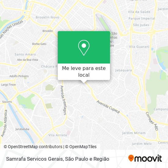 Samrafa Servicos Gerais mapa